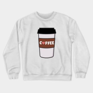 Cool I Love Coffee T-Shirt Crewneck Sweatshirt